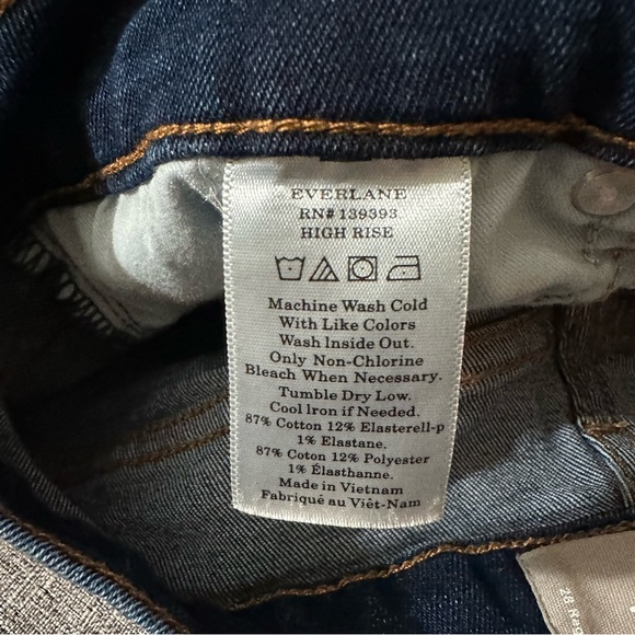 Everlane The Authentic Stretch High Rise Skinny Jean EUC - Picture 12 of 12